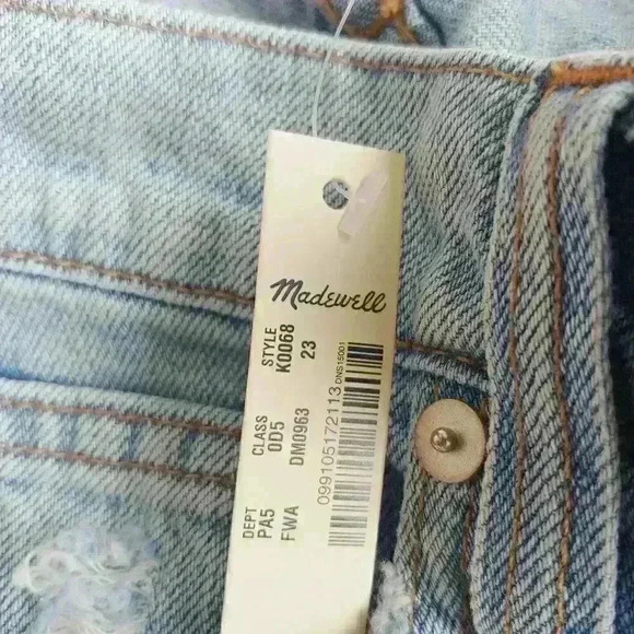 Madewell Rigid Denim A-line Cutout Mini Skirt 23 - Picture 10 of 11